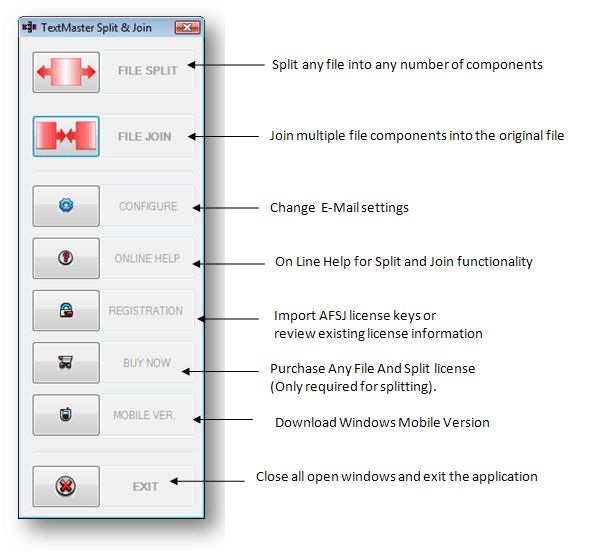 TextMaster Split & Join software